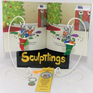 Sculptlings Collectionables Christmas Series Freddy the Fruity Mouse Collection