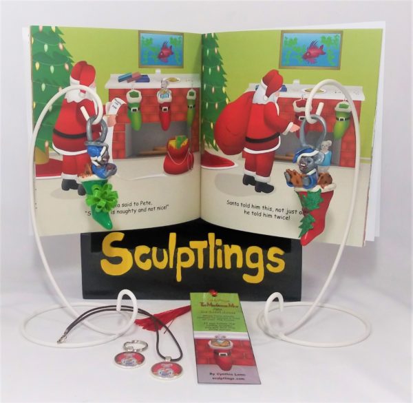 Sculptlings Collectionables Christmas Series Pete the Sweet Mouse Collection