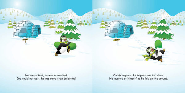 Joe the Snowboarder Book Sample Page