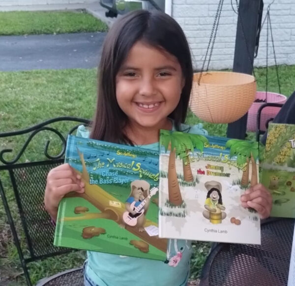 Musical Squirrel Books with Child