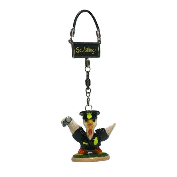 Sam The Policeman Ornament-0023 Black Hanger