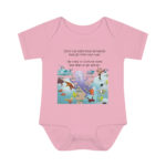 Octy the Octopus Baby Onesie Pink