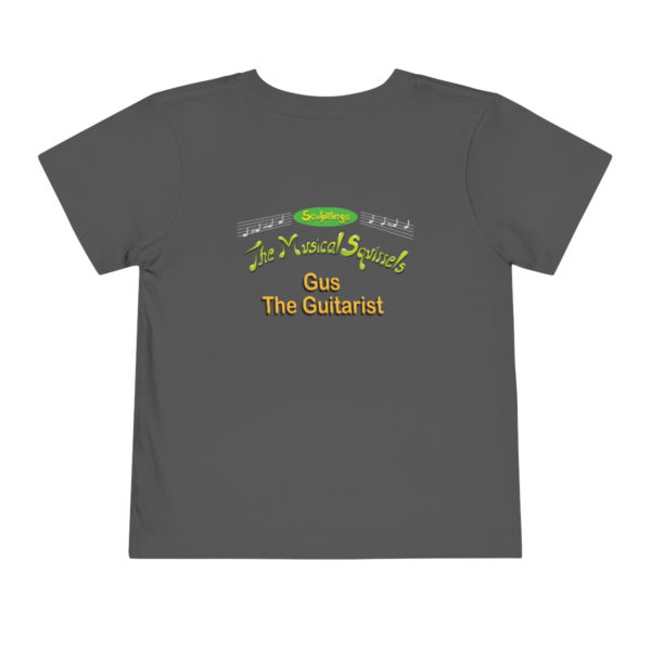 Gus the Guitarist Music Shirt Asphal Back