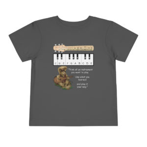 Gus the Guitarist Music Shirt Asphalt