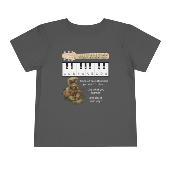 Gus the Guitarist Music Shirt Asphalt