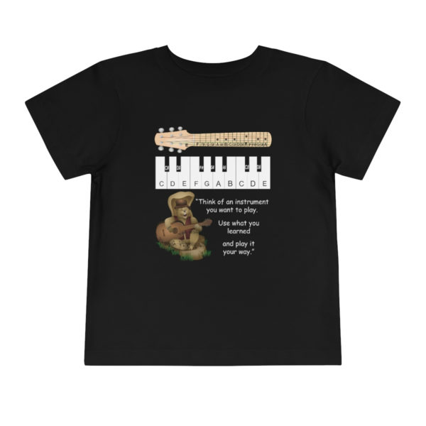 Gus the Guitarist Music Shirt Black