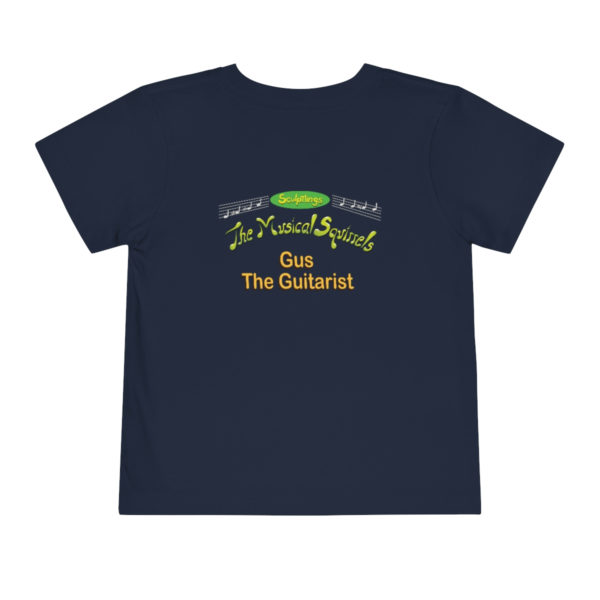 Gus the Guitarist Music Shirt Navy Back