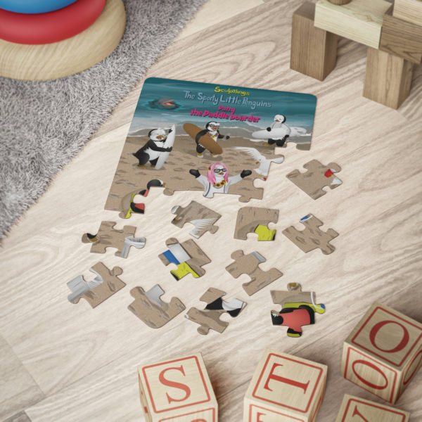 Patty the Paddleboarder Puzzle vertical pieces