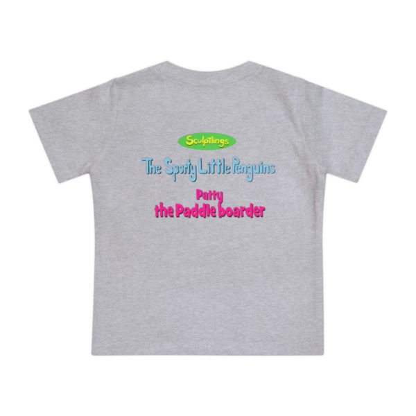 Patty the Paddleboarder Toddler T-Shirt - Grey Back