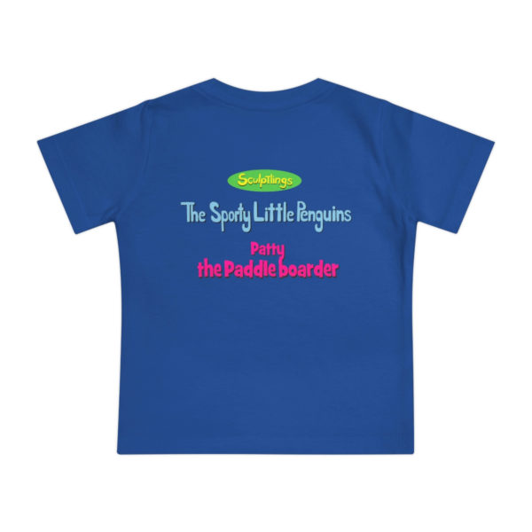 Patty the Paddleboarder Toddler T-Shirt in Blue Back