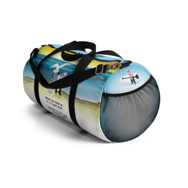 Patty the Paddleboarder Duffel Bag Small Side View