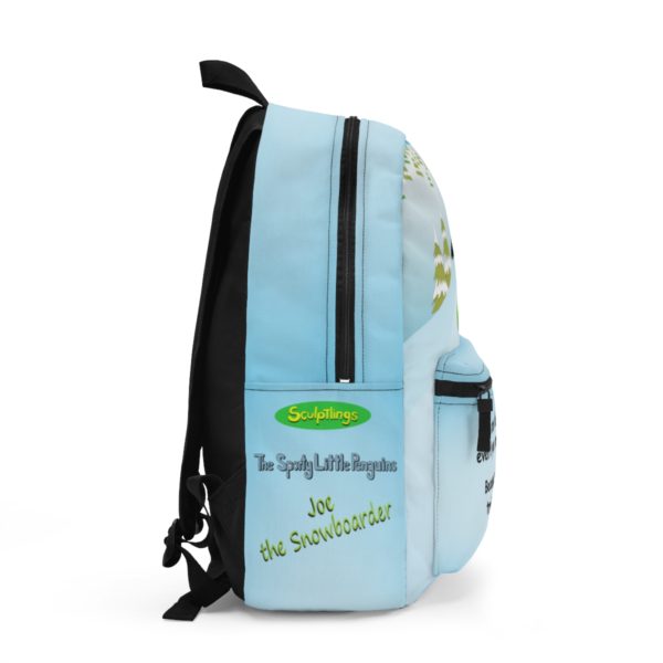 Joe the Snowboarder Backpack Logo