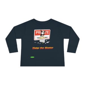 Slater the Skater Toddler Shirt in Navy